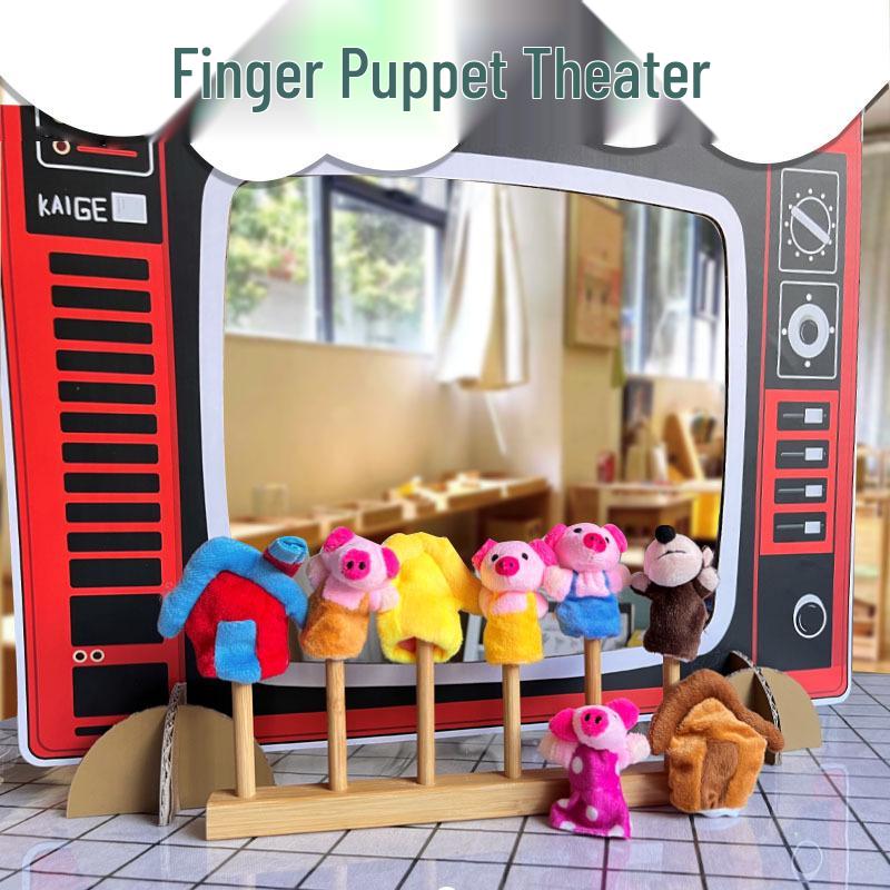 

Finger Puppet Storage Rack for Kindergarten Language Puzzle Area