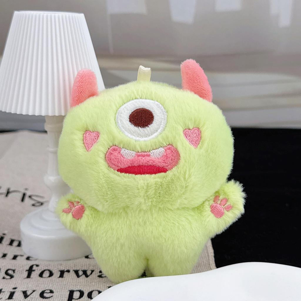Portachiavi Peluche Bambola Mostro Occhi Grandi