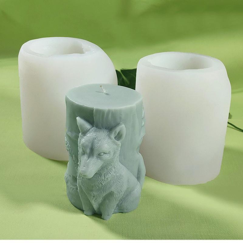 Animal Series Silicone Mold Elk Bear Wolf Horse Candle Resin Soap Kit DIY Gift & Home Decor Home Handmade Candle Molds Wholesale