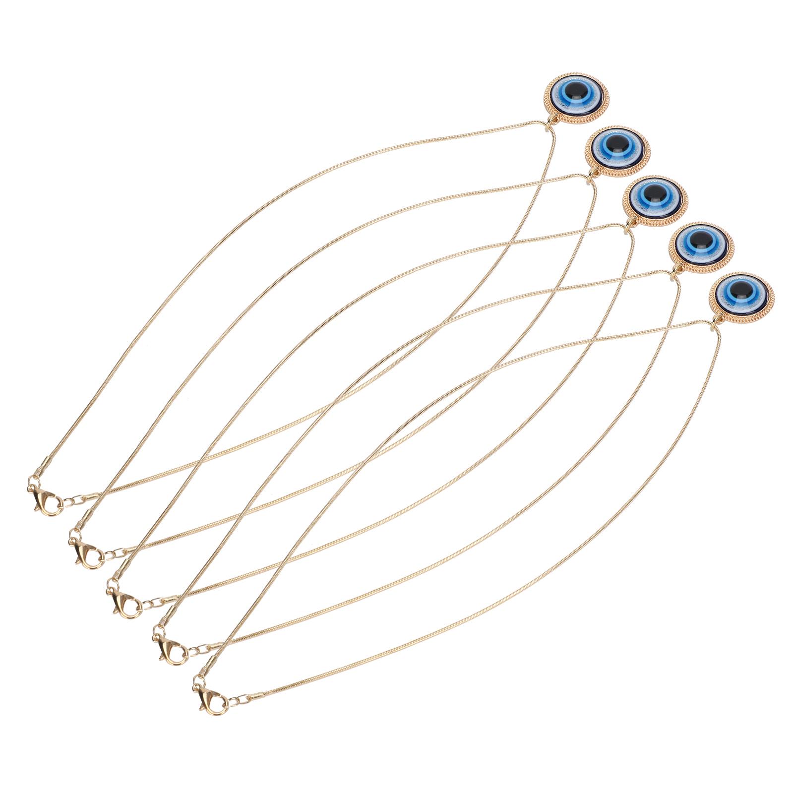 

5 шт. турецкое ожерелье с голубым глазом, защита, счастливый кулон, ювелирные изделия, аксессуары, подарки, поделки 19 мм