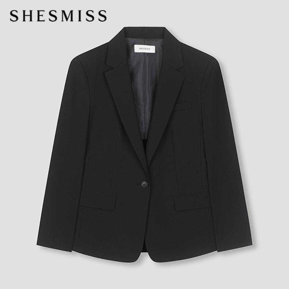 

She S miSS Эластичный однобортный пиджак SwSjkn21030 Bk blacks/55