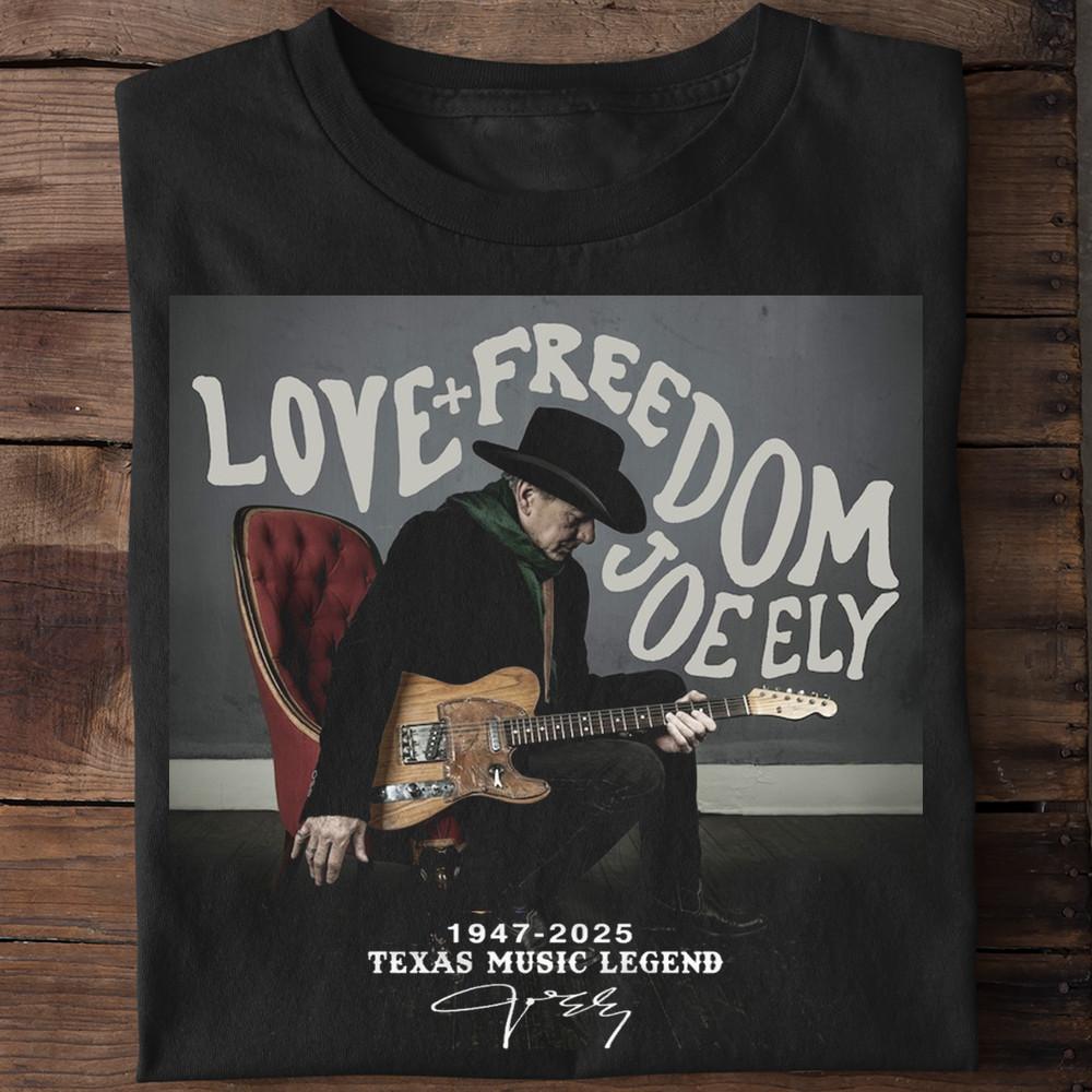 New Music Legend Joe Ely 1947 2025 Gift For Fan Full Size T-shirt K1295 Unisex T-Shirt