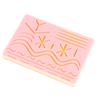 Medical Silicone Suture Practice Pad, Skin Suture Kit Training Model, Surgical Suture Pad, Human Traumatic Skin Model