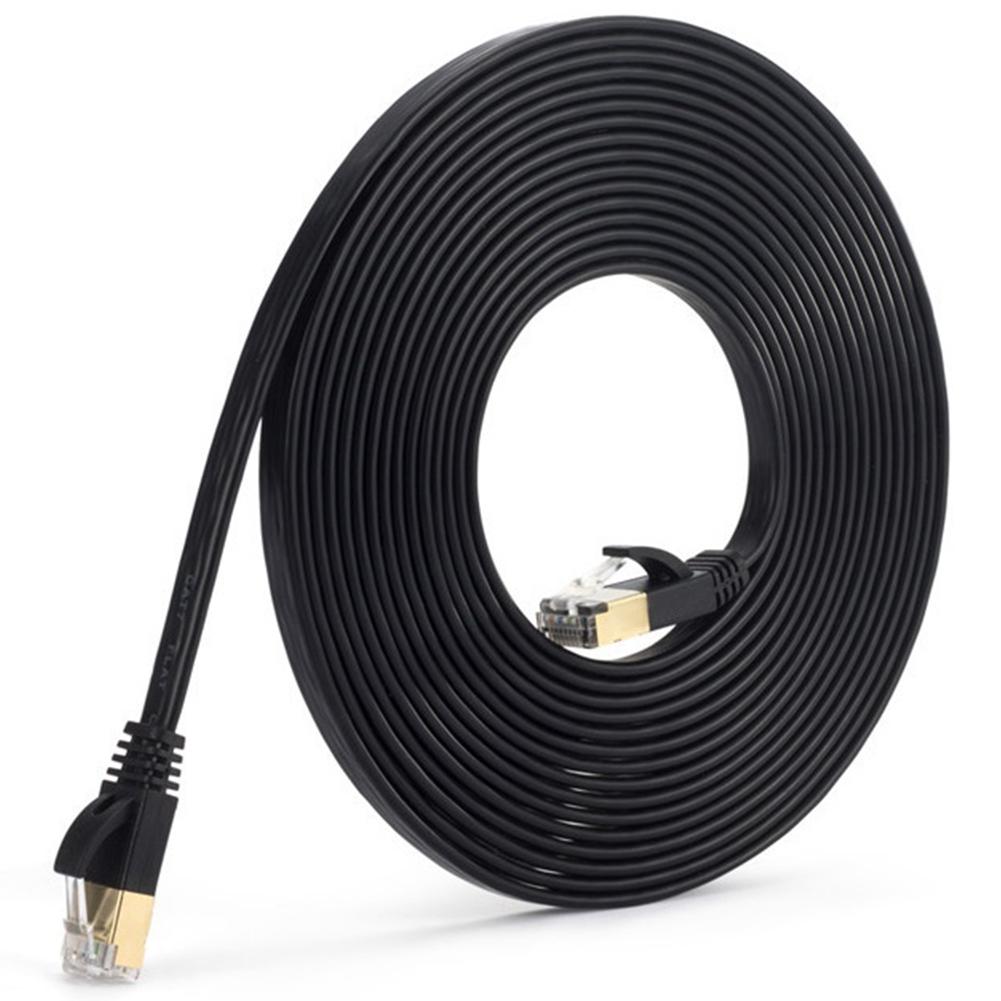 Buy Cat 7 Ethernet Cable Flat Cat7 RJ45 LAN Cable High-Speed Internet ...