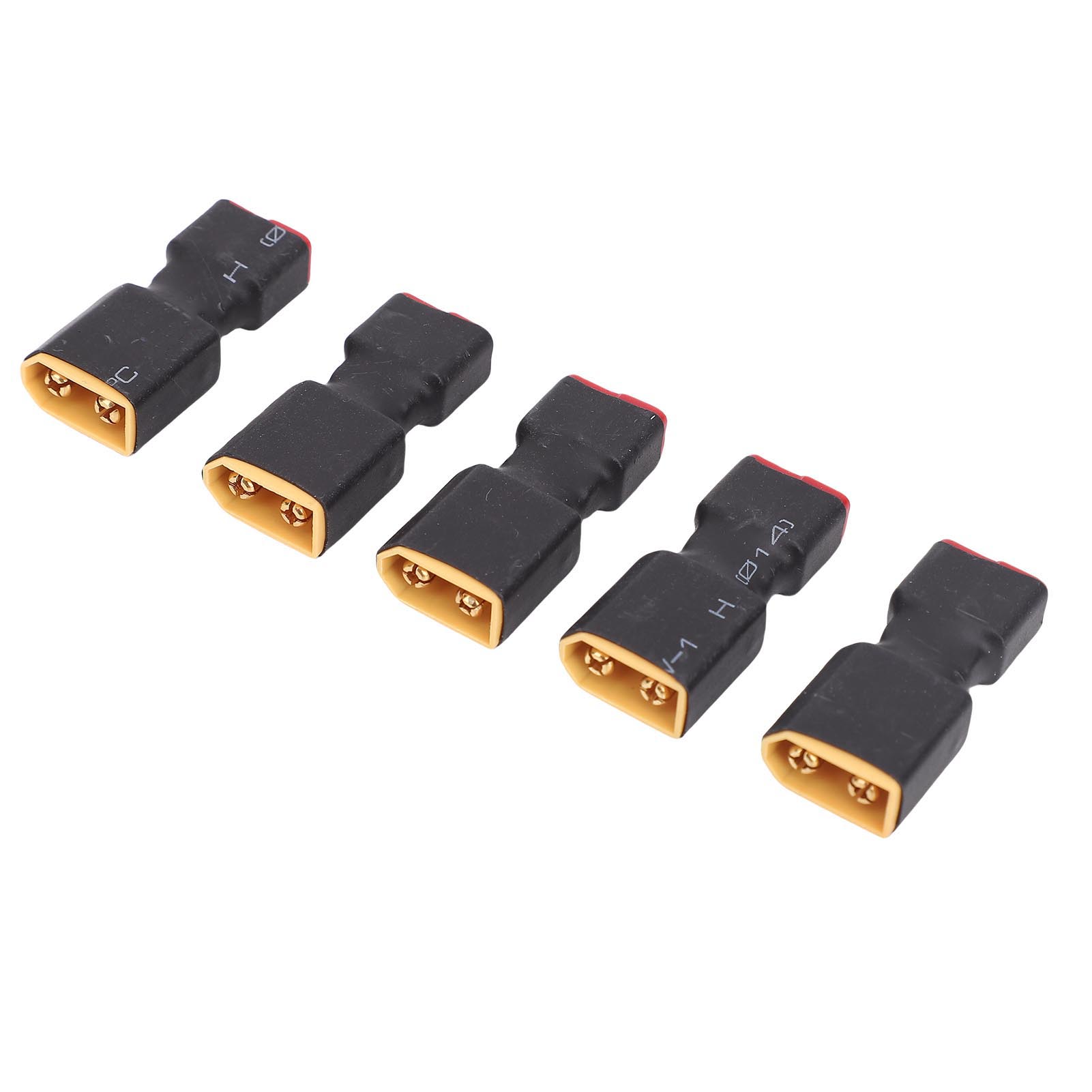 

5PCS T Plug to XT60 Adapter Sturdy PC Tight Connection RC Battery Conversion Connector