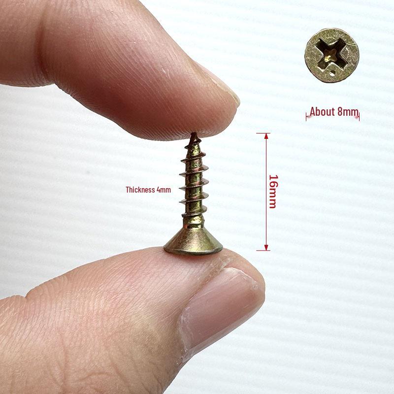 Hardened Fiberboard, Wood Screws, and Self-Tapping Drywall Screws for Cabinet Doors and Wall Panels