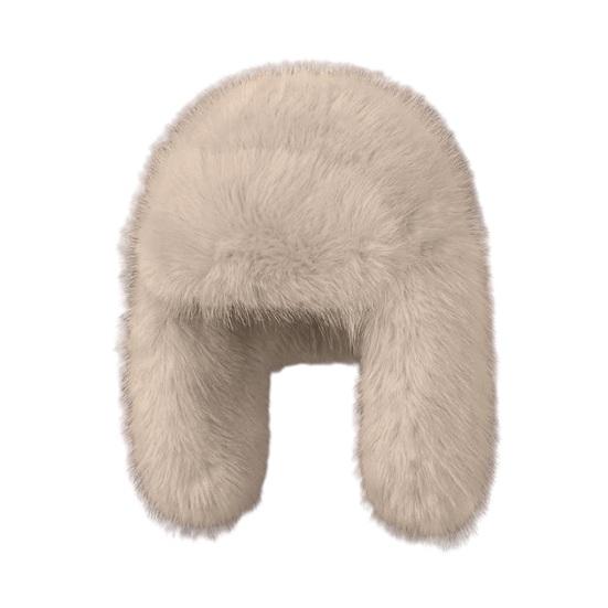 Dámské Zimní imitace norky Lei Feng Klobouk Jednobarevný Plyšový Klobouk Zateplený teplý Lyžařský Klobouk do uší