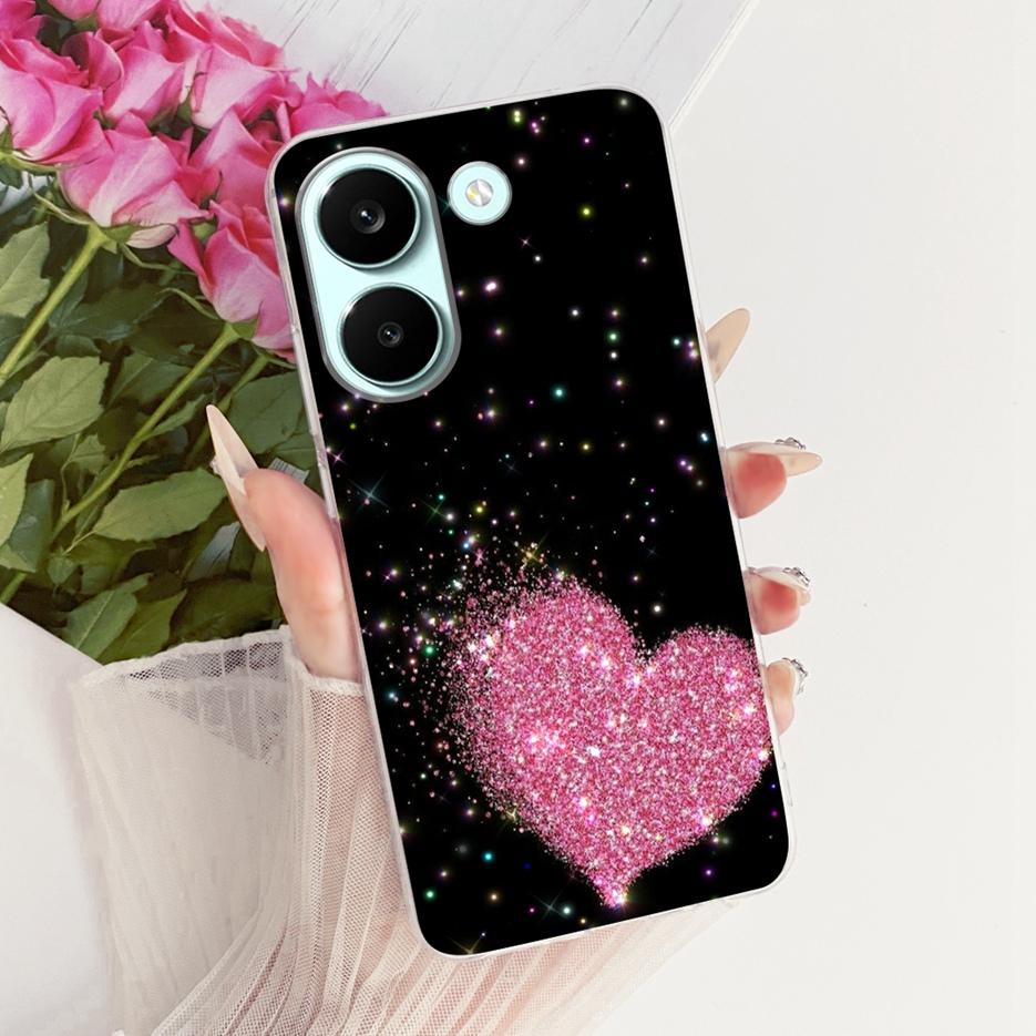 For Xiaomi Poco X8 Pro 5G Case Cute Love Heart Painted Cover Soft Slim Phone Case For Xiaomi Poco X8 Pro Max PocoX8 Pro 5G Shell