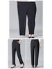 Plus Velvet Thickened Elastic High-Waist Pants for Middle-Aged and Elderly Women - Loose Fit Grandma Straight-Leg Pants
