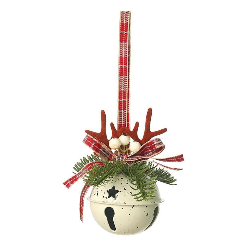 Christmas Deer Antler Design Home Decoration Pendant Wall Hanging Christmas Decorations Xmas Atmosphere 20cm