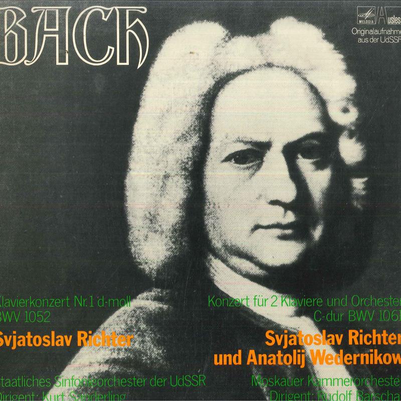 

LP Record SVJATOSLAV RICHTER, KURT SANDERLING - J S Bach Konzert Fur Cembalo Und St 85728XAK MELODIA AUSLESE Germany Classical Used