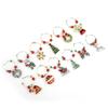12pcs Xmas Wine Glass Markers Charms Drink Tags Identifiers for Party Dinner Decoration