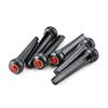 6 Pcs Acoustic Guitar Bridge Pins with Abalone Dot Guitar Replacement Part Various Style Bridge Pins Use for Folk Guitar