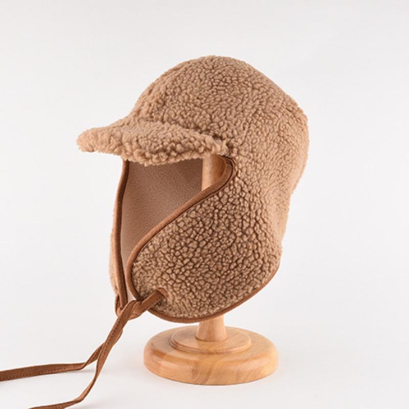 Thunderhead Cap Men's Fall and Winter Warm Cotton Cap Children's Mask Cap Plush Ear Protection Cycling Cap Europe and The United States