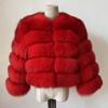 VAYLA Damenmode Kunstpelzmantel Super Heiß Herbst Winter Damen Kurze Kunstfuchs Fell Flauschige Jacke Hohe Qualität Top Damen Pelzmäntel