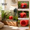 Fish Tank Cave Decorations Fruit Aquarium Hide Cave, Apple Pitaya Hideout, 3D Realistic Ornament Printed Decorative for Betta And Shrimp Non-Toxic