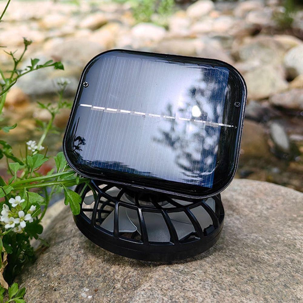 Digging Hole Solar Fan Mini Multi-purpose Fan Portable Outdoor Camping Fan  For Sun Hat