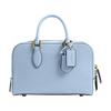 Bowery 24 Solid Color Removable Shoulder Strap Calf Leather Shoulder Handbag Medium Women's Bluebell
