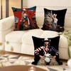 Singer B-Beyonce Cowboy Cushion Cover Soft Plush Double-Sided Printed Sofa Pillow Cushion Cover | Cozy All-Season Decor Gift