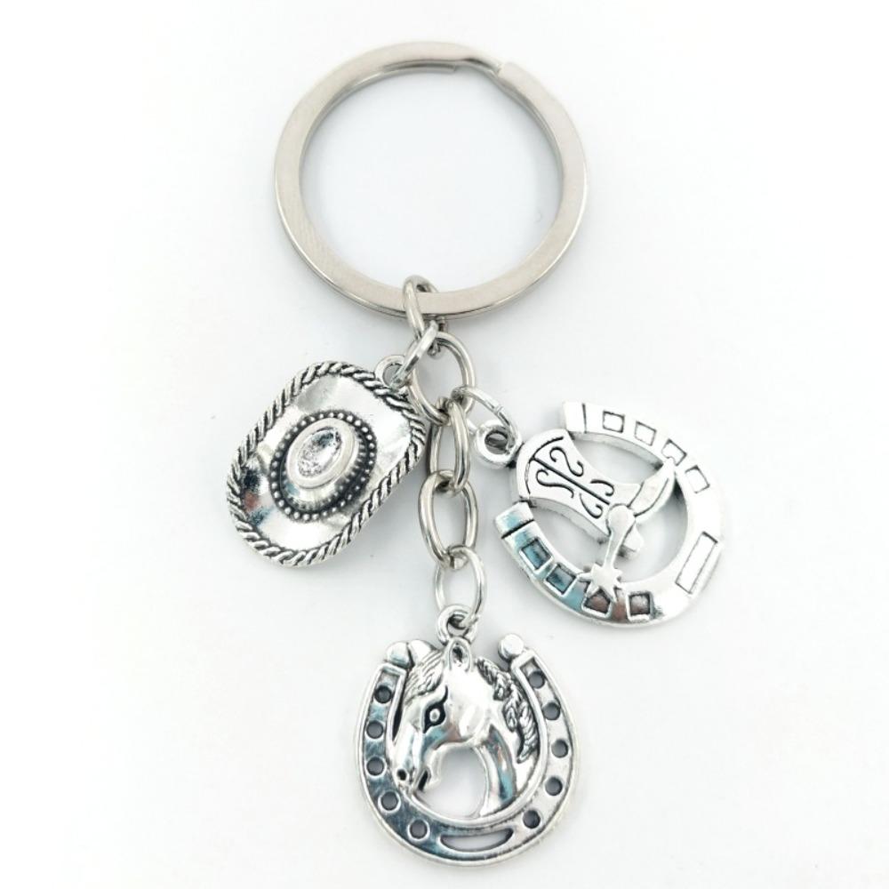 Unique Horse Pendant Key Chain Running Horse Vintage Horse Pendant Keyring  Women