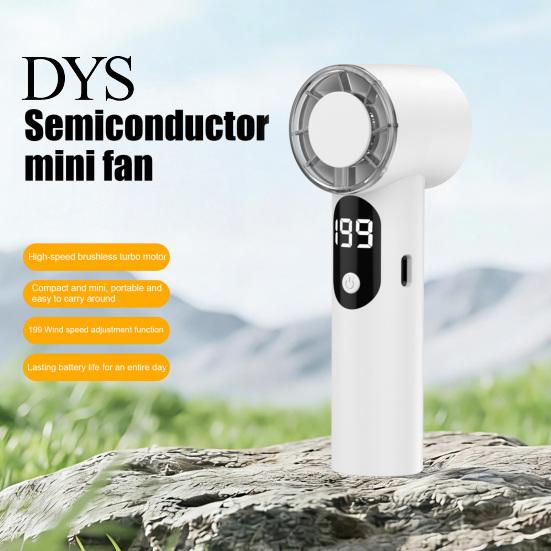 Lightweight Personal Fan Handheld Mini Fan, Portable Desk Quiet Cooling for Travel Office Home And Outdoor Accessories USB Rechargeable