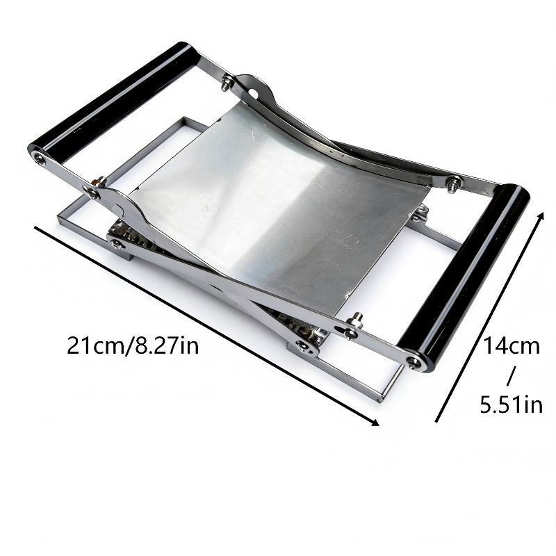 Batticarne Manuale Portatile Veloce Batticarne Acciaio Inossidabile Batticarne per Bistecche Utensili da Cucina Grigliata Formatore di Hamburger di Manzo