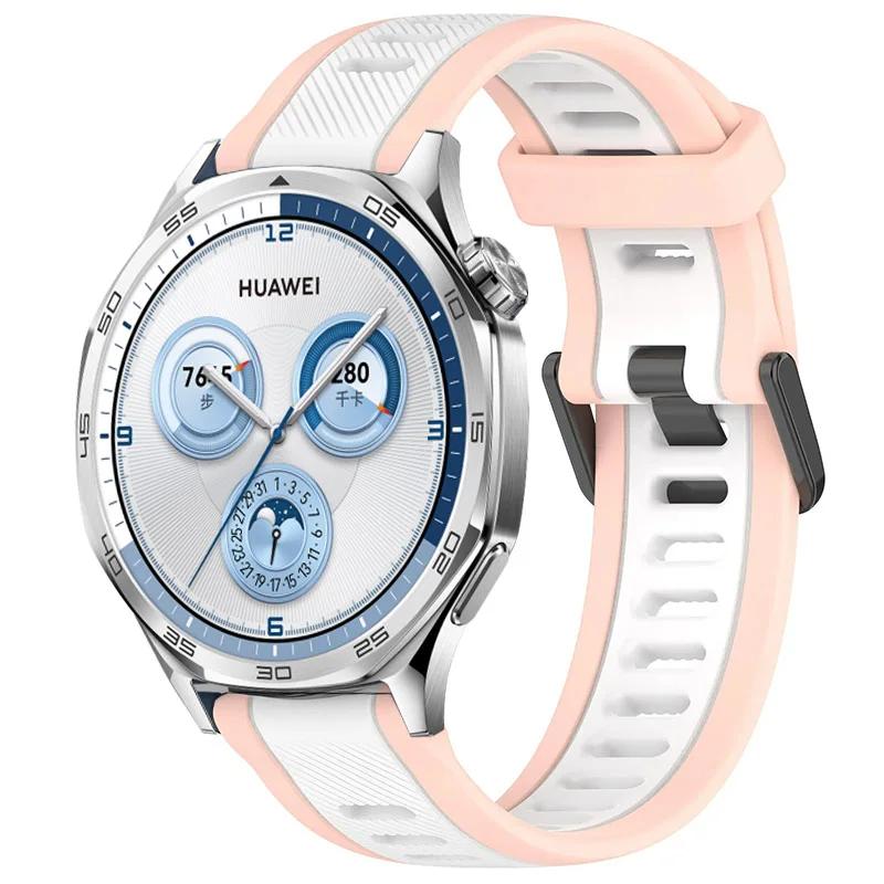 22mm 20mm 18mm Silicone Strap For Huawei Watch GT5/4/3/2 Pro Sports Bracelet Huawei Watch 5 46mm Xiaomi Watch S4 S3 S2 Wristband
