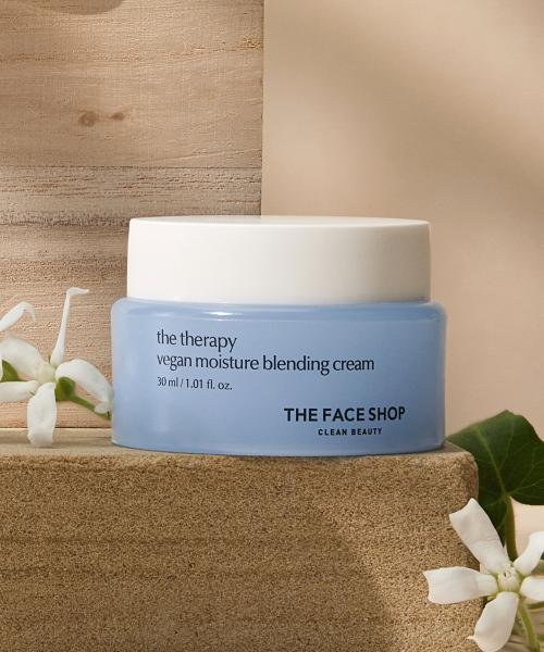 TheFaceShop The Therapy Vegan Moisture Blending Cream 30ml FREE