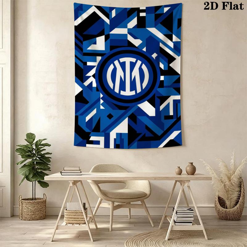 Inter Milan Abstract Artwork Threepiece Set 1 Duvet Cover 2 Pillowcase Without Core Christmas Birthday Gift Duvet Cover And Pillowcase