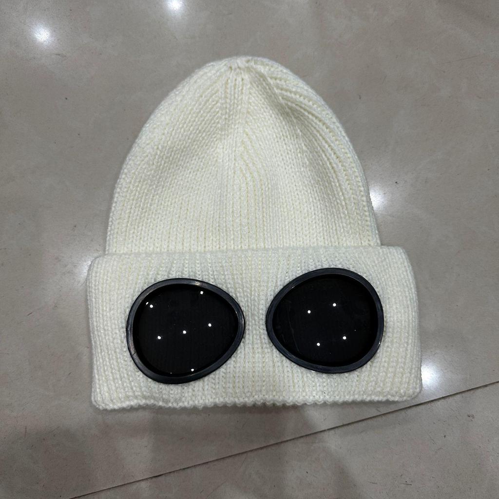 Unisex Windproof Goggles & Velvet-Lined Ski Hat – European/American Style Knit Warm Wool Hat