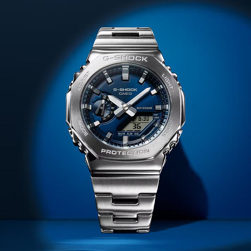 Casio Unisex G-STEEL Series Blue Watch GM-2110D-2B GM-2110D-2B