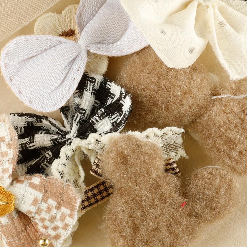 Hair and Fashion Accessories: Socks, Shoes, Hats, Bows, Hairpins, Brooches, Embroidery, Handmade Clothing Add-ons.