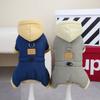 Winter Pet Dog Clothes Teddy Pet Overalls Thickened DADAGOU Pet Clothing Dog Costume Ropa Para Perro