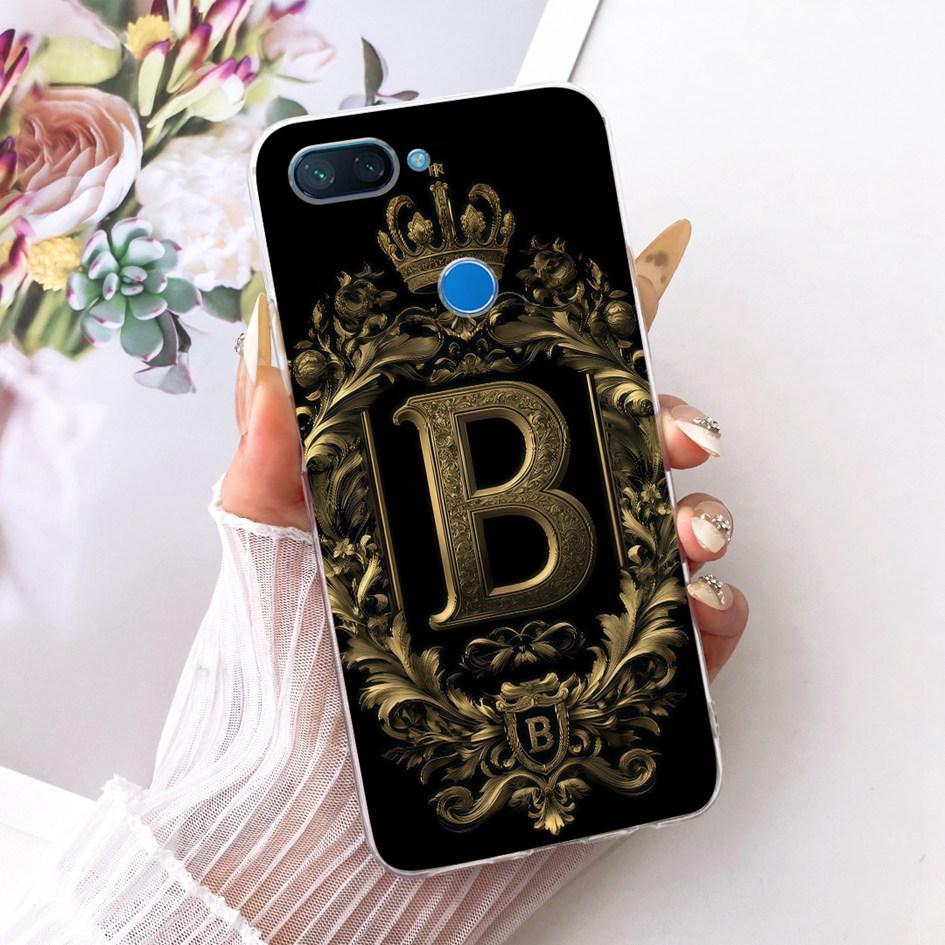 Mi 8 Lite Case For Xiaomi Mi 8 Cover Cute Letters Crown Soft Slim Silicone Back Shell For Xiaomi Mi 8 Lite Mi8 Pro SE Phone Case