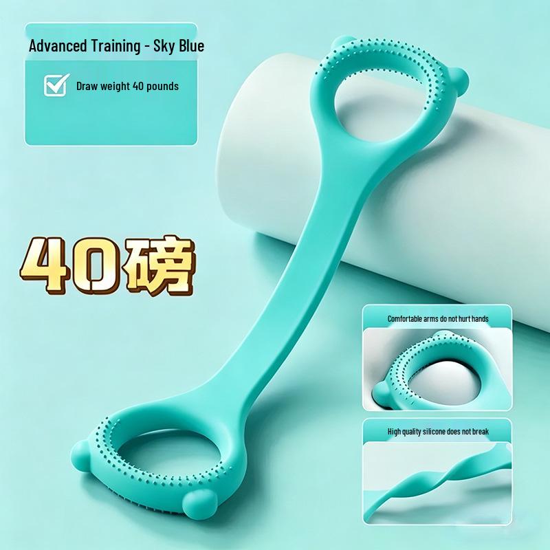 Figure-8 Fitness Band: Women's Chest Expander & Back Training Yoga Elastic