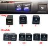 Passend für Toyota PRADO 2018-2022 Auto QC3.0 USB-Ladegerät Typ-c PD Ladeschnittstelle für Mobiltelefone Buchse