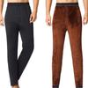 Nanjiren Men's Thickened Fleece-Lined Thermal Underwear Pants