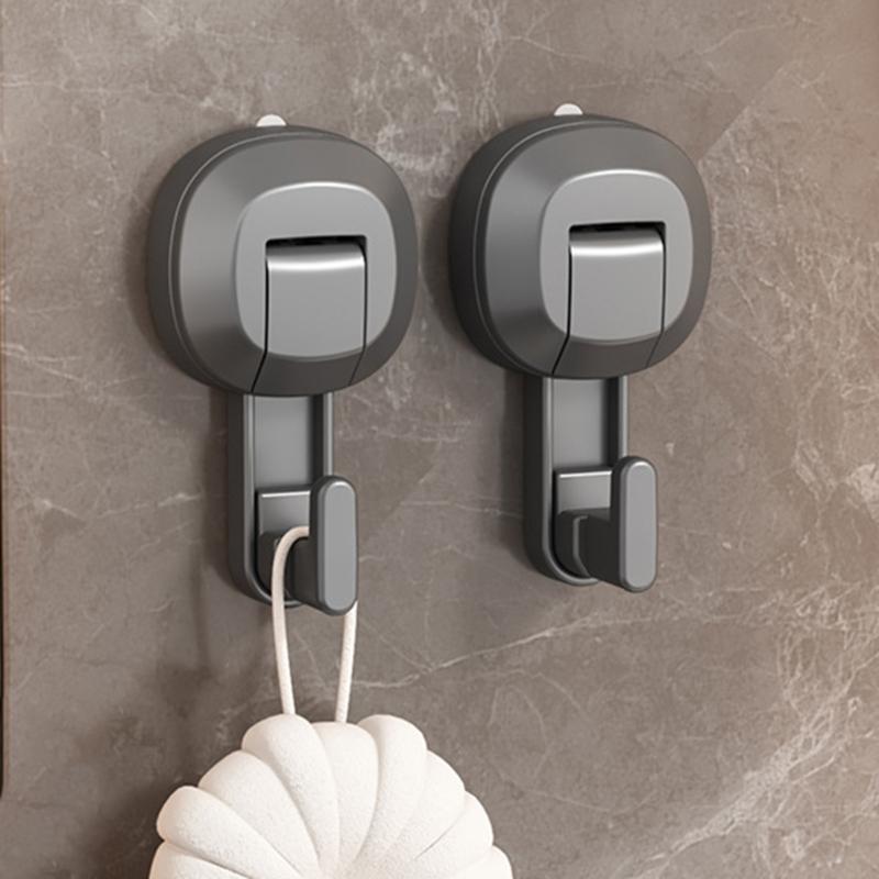Waterproof Strong Adhesion Hooks Practical Suction Cup Hooks for Kitchen and Bathroom Easy To Install and Remove Hangers