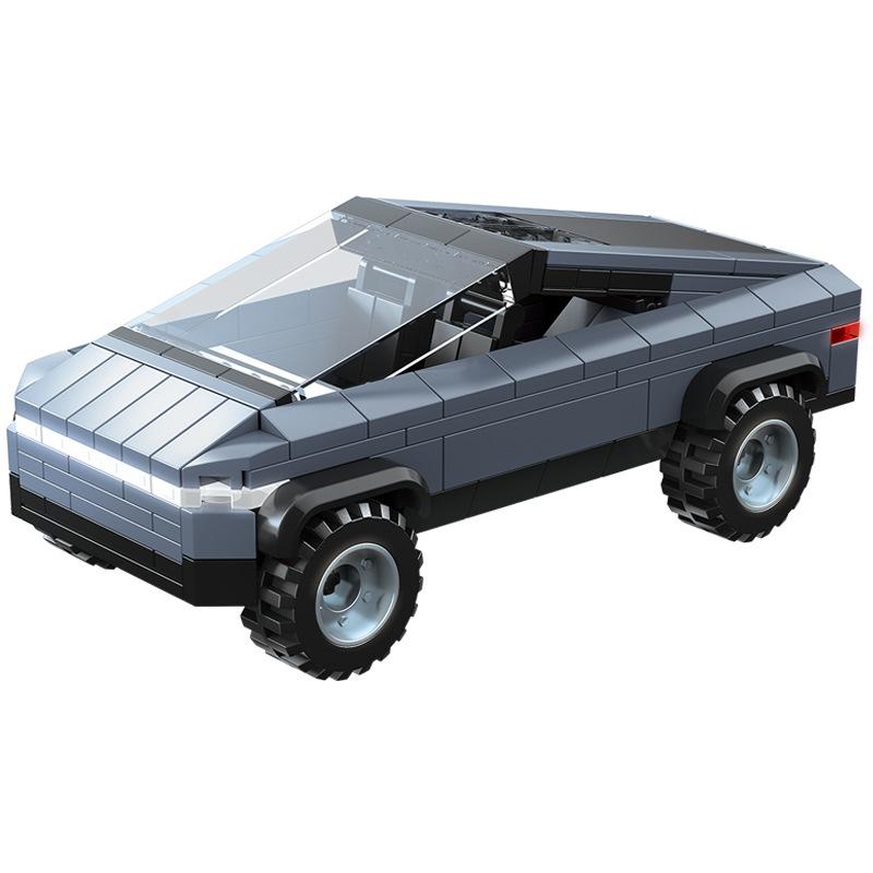 Geländewagen New Energy Sportwagen Rennmodell Trarapica LKW Bausteine Puzzle Spielzeug für Jungen Geschenk 6+
