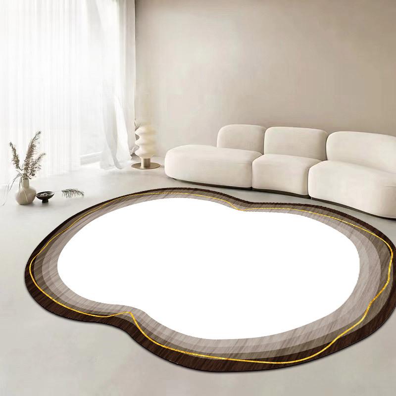 

Irregular Living Room Carpets Bedroom Rug Soft Rugs Short Plush Large Area Mats Non-slip 80cm * 120cm