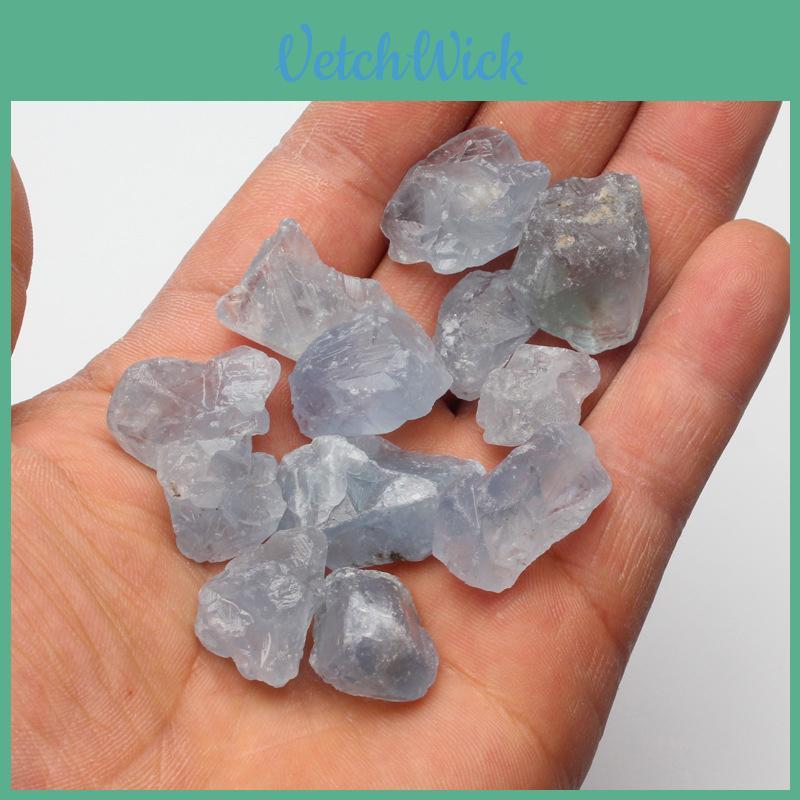 Natural Blue Celestite Mineral Quartz Crystal Rough Stone For Unique Home Decor