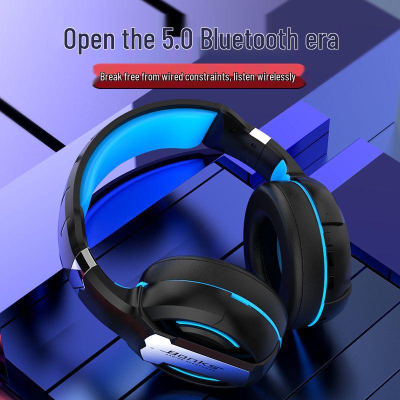 Over-Ear Wireless Bluetooth Headphones for Huawei, OPPO, Vivo, Apple: Deep Bass, Gaming Compatible