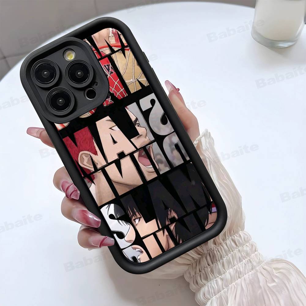 Lovely Anime S-Slam D-Dunk Phone Case For IPhone 17 16 E 15 14 13 12 11 Pro Max Plus Back Cover