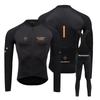 Mens Long Sleeve Cycling Jersey Quick Dry Breathable Road Mountain Bike Apparel PNS