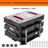 Stackable Desktop Hard Drive & Graphics Card Bracket for 2.5"/3.5" Bays with 12" Fan Support