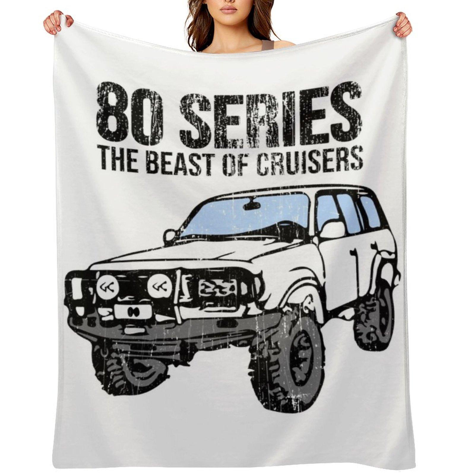 

80 series the beast of landcruisers Throw Blanket Large Soft Plaid bed plaid warm for winter Blankets 30x40in