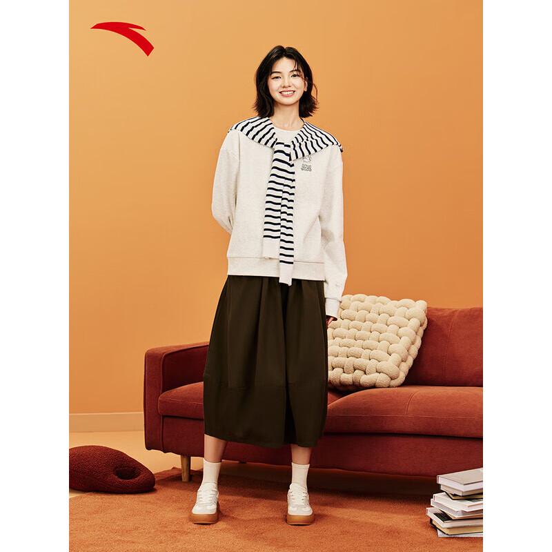 ANTA Women s Winter Owl Graphic Fleece Hoodie XS