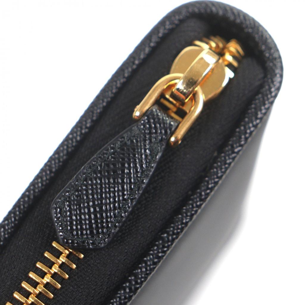 Pristine PRADA Purse Black Nylon Mens 1ML506 Used