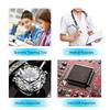 USB Digital Zoom Microscope Magnifier with OTG Function 8 LED Light Magnifying Glass 1600X Magnification with Stand