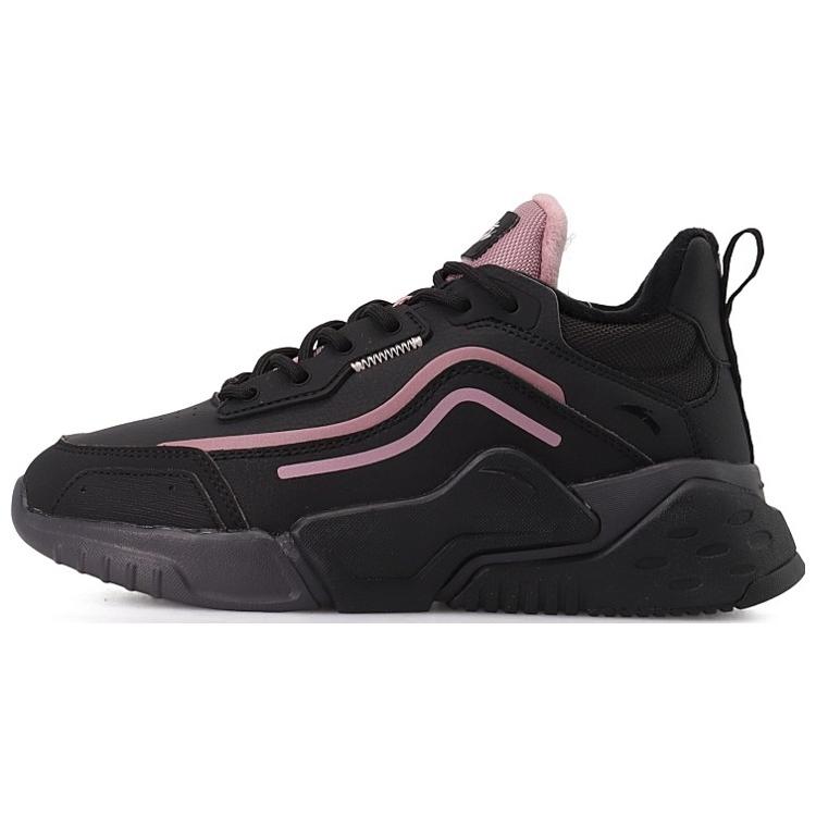 

New Anta Breathable Low Top Running Shoes Women s Black Purple 122148980-4 35.5